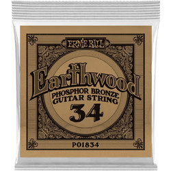 Ernie Ball 1834 Earthwood Χορδή Ακουστικής Κιθάρας Phosphor Bronze 34"