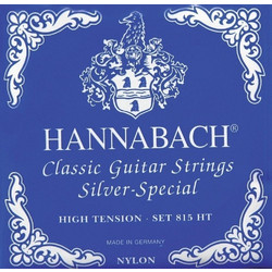 Hannabach 815 HT Silver Special Σετ Χορδές Κλασικής Κιθάρας Nylon 28" Hard Tension
