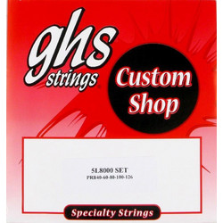 GHS 5L8000 Σετ 5 Χορδές Ηλεκτρικού Μπάσου Pure Nickel 40-126" Light Tension