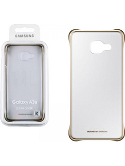 Samsung Clear Cover Gold (Galaxy A3 2016)