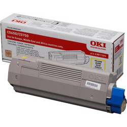 OKI 43872305 Yellow Toner