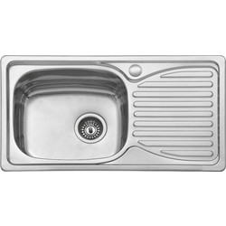Karag BL 905 Ένθετος Νεροχύτης Inox Αντιστρεφόμενος Σατινέ 78x43cm