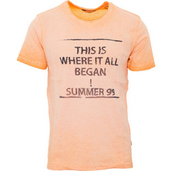 SOLID M JAMIL SS T-SHIRT - 6204217-6728 ORANGE