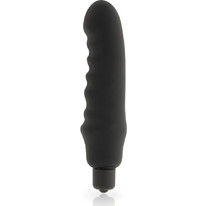 Dolce Vita Genius Silicone Δονητής 15cm Μαύρος