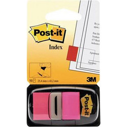 Σελιδοδείκτες 3M Post-It 25.4 x 43.2 mm Φωσφοριζέ Ροζ MMM680FPNK