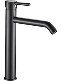 Μπαταρία Νιπτήρος Επικαθήμενη ψηλη Interflex Chic 086921 Black Matt Art