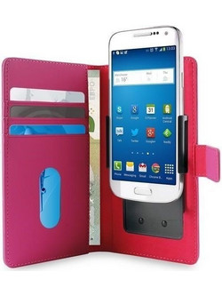 Puro Universal Θήκη Κινητών 4.7'' ιντσών Size L - Pink (UNIWALLET3-PNKL)