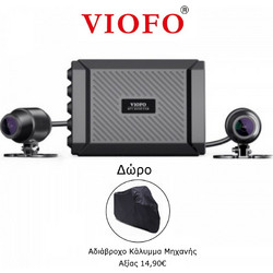 Viofo MT1 Διπλή Κάμερα Μοτοσυκλέτας 1080P (HD/mSD/Bluetooth/Wi-Fi/Sony Sensor)