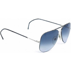 Safilo 3004 13C Ανδρικά Γυαλιά Ηλίου Aviator Μεταλλικά Ασημί με Μπλε Degradee Φακό