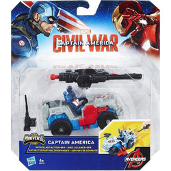 Hasbro Marvel Avengers Captain America Movie Combat Racers Φιγούρα Δράσης για 4+ Ετών 6.5cm