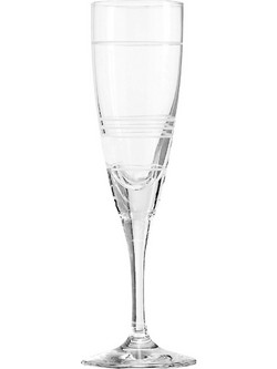 SP Tableware Σετ Ποτήρια Σαμπάνιας Γυάλινα Κολωνάτα Aura Nio 6τμχ 10025003