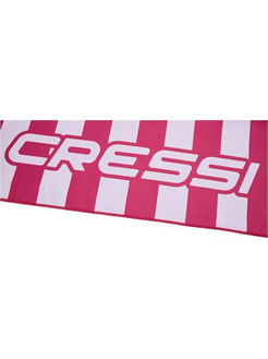 Cressi Stripe Πετσέτα Θαλάσσης Microfiber Φούξια 90x180cm