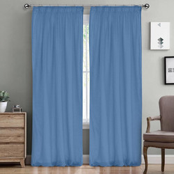 Lino Home Κουρτίνα με Τρέσα 145x295 Line 603 Denim