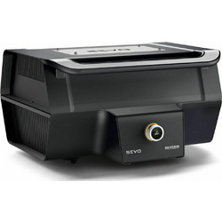 Severin PG 8106 Ηλεκτρική Ψησταριά Σχάρας 3000W με Καπάκι και Ρυθμιζόμενο Θερμοστάτη 41.5x31.5cm