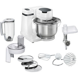 Bosch Serie 2 MUMS2EW30 Κουζινομηχανή 700W με Ανοξείδωτο Κάδο 3.8lt