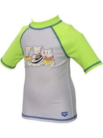 Arena Αντηλιακό UV Παιδικό Μαγιό Μπλούζα για Αγόρι Λευκό 003588-150
