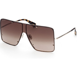 Max Mara MM0004 32F Γυναικεία Γυαλιά Ηλίου Τετράγωνα Μεταλλικά Χρυσά με Καφέ Degradee Φακό