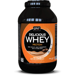 QNT Delicious Whey Belgian Chocolate Πρωτεΐνη Ορού Γάλακτος Γράμμωσης 2.2kg