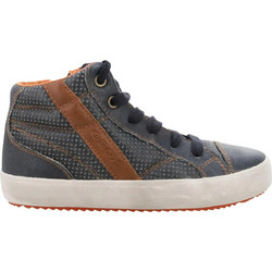 Geox Παιδικά Sneakers Μποτάκια Ανθρακί J642CB0NCBCC0948