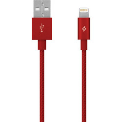 Ttec AlumiCable USB-A to Lightning Cable 1m Red