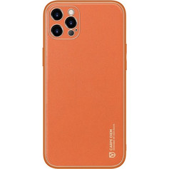 Dux Ducis Yolo Series Δερμάτινη θήκη για iPhone 12 Pro (Πορτοκαλί)