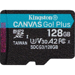 Kingston Canvas Go Plus microSDXC 128GB Class 10 U3 V30 UHS-I A2