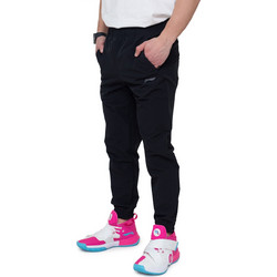 Li-Ning Tracks Ανδρικό Παντελόνι Φόρμας με Λάστιχο Μαύρο AYKN391-1