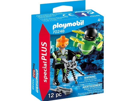 Playmobil Special Plus Μυστικός Πράκτορας με Drone για 4+ Ετών 70248