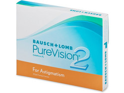 Bausch & Lomb Purevision 2 Μηνιαίοι Φακοί Επαφής Αστιγματικοί Υδρογέλης 3τμχ