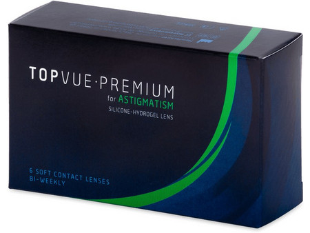 TopVue Premium 15θήμεροι Φακοί Επαφής Αστιγματικοί 6τμχ