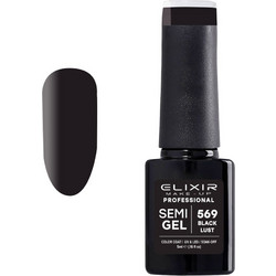 Elixir Semigel 569 Black Lust Ημιμόνιμο Βερνίκι Νυχιών 5ml