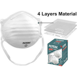 Μάσκα προστασίας TOTAL 1 χρήσης FFP2 (TSP401 )