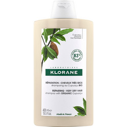 Klorane Cupuacu Butter Σαμπουάν για Επανόρθωση για Ξηρά & Ταλαιπωρημένα Μαλλιά 400ml