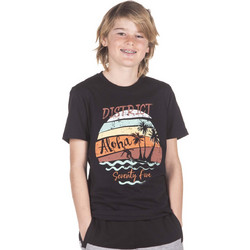 District75 Παιδικό T-Shirt Κοντομάνικο Μαύρο 121KBSS-050-071