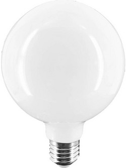 ΛΑΜΠΤΗΡΑΣ LED ΓΛΟΜΠΟΣ FILAMENT ΟΠΑΛ E27 8W 3000K (ΘΕΡΜΟ) 900Lm G95 220V VIVA 3800228027165