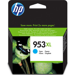HP 953XL Cyan Μελάνι Εκτυπωτή Inkjet F6U16AE