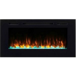 Richen Insert 103 Ηλεκτρικό Τζάκι Τοίχου 2000W Μ103xΥ51.5xΒ14.5cm
