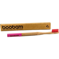 Boobam Brush Style Medium Οδοντόβουρτσα Ροζ