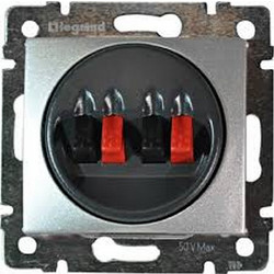 Πρίζα Valena Ηxείων 2 Εξοδων Aluminium