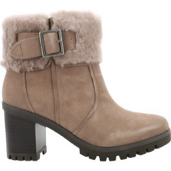 UGG Elisiana Γυναικεία Μποτάκια Αστραγάλου Suede με Χοντρό Ψηλό Τακούνι 1112407