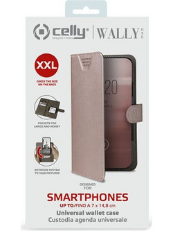 Book Case Celly Wally Unica Universal XXL Pink