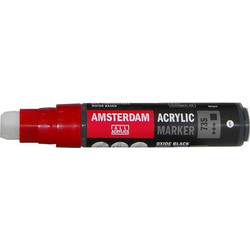 Talens amsterdam marker 735 oxide black large