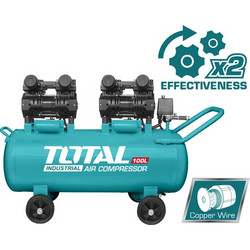 Total TCS2241006 Κομπρεσέρ Αέρος Ρεύματος 100lt 3.2hp
