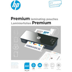 HP 9122 Premium φύλλα πλαστικοποίησης με τρύπες αρχειοθέτησης για Α4 - 125 microns - 25 τμχ