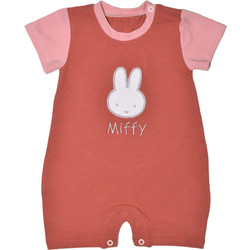 Miffy Des.17 Φορμάκι Κοντομάνικο για Κορίτσι Κόκκινο Ροζ