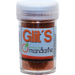 Σκόνη glitter Mandarine αλατιέρα 42505md πορτοκαλί 14gr