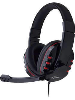 Gembird GHS-402 Gaming Headset Over Ear Black