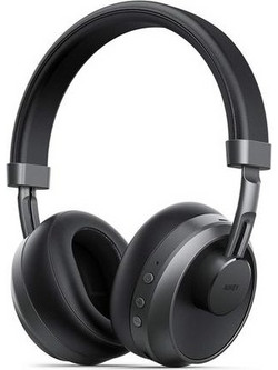 Aukey EP-B52 Ενσύρματα & Ασύρματα Bluetooth Ακουστικά On Ear Μαύρα