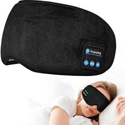 Qiaoyang Q-YZ1 Μάσκα Ύπνου με Ακουστικά Bluetooth Μαύρη