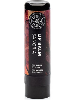 Simply Herbal Sangria Lip Balm με Χρώμα 5ml